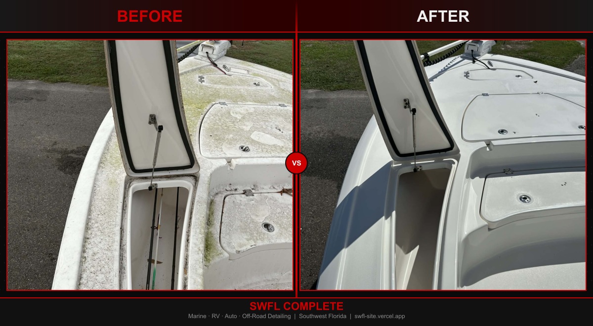 Boat Detailing Before After